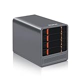 ROUAFWIT Mini PC N100 NAS 4 Bay Soft Router 3-in-1, DDR5 8G RAM 128G NVME SSD...