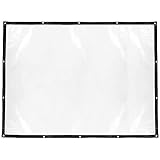 Plcnn 1,5 x 2 m transparente Plane, wasserdicht, staubdicht, Abdeckplane mit Ösen,...