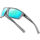 ATTCL Herren Polarisierte Wrap Sonnenbrille UV-Schutz Sportbrille TR90 Rahme Ultraleicht...