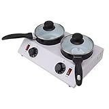 ViaGasaFamido 80W Schokoladenschmelze Dual Pot Chocolate Tempering Machine Schokoladen...