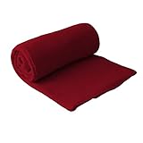 CB Home & Style Fleecedecke Uni 130 x 170 cm Bordeaux