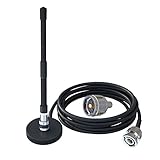 CB-Antenne 27MHz CB-Funkantenne Weiche Peitsche mit Magnetfuß BNC PL259 Stecker...