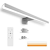 Karrong LED Spiegelleuchte Badezimmer mit Schalter 12W 1200LM 40cm 6000K...