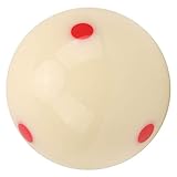 VGEBY Billard Cue Ball, 57,2 mm Harz Billard Kugeln Dot Spot Training Cue Ball Pool...