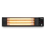 TROTEC Terassenheizstrahler Infrarot IR 2010 S – Heizleistung 650 W / 1350 W /...