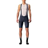 castelli Men's ENTRATA BIBSHORT Shorts, Savile Blau, XXL