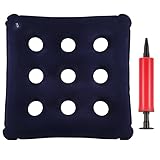 HonGien Luftgefülltes Sitzkissen mit Luftzylinder, 16 Löcher, quadratische Druckkissen,...