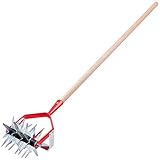 KADAX Sternfräse mit Jätemesser, Gartenfräse, Krümler zum Lockern des...