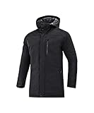 JAKO Herren Winterparka, Schwarz, L