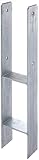 Ultiness® H-Pfostenträger zum Einbetonieren feuerverzinkt Gesamthöhe: 600 mm stabile...