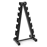 Queiting Hantelständer 6-Tier Kurzhantelständer Gewichteständer Gym Professional...