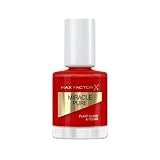 Max Factor Miracle Pure Nail Colour, Fb. 305 Scarlet Poppy, veganer Nagellack, lang...