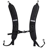 BASSDASH Ersatz-Rucksack-Gurte, verstellbar, gepolsterte Schultergurte für Rucksack, Dry...