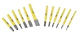 Stanley Meissel-, Körner- und Durchschläger-Set (12-teilig, Chrom-Vanadium...