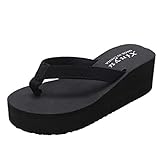Damen Sandalen Elegant Sandaletten Strandschuhe Sommerschuhe Badeschlappen Strandsandalen...