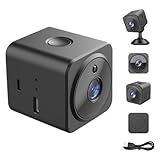 Mini Kamera Full HD Überwachungskamera, 4K HD WLAN Überwachungskamera Live Übertragung...