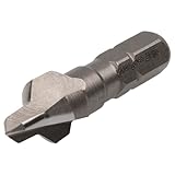 wolfcraft Bohrsenker, Sechskant-Schaft Ø 4-10 mm I 2547000 I 2-in-1-Funktion...