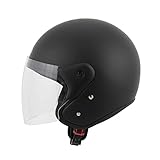 MTR DX2 Jethelm mit Visier, ECE Zertifiziert - Maximale Sicherheit, Ideal als Mopedhelm,...