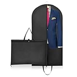 Niviy Kleidersack Anzug für Reisen,Hochwertiger Kleiderhülle 60x120 CM Atmungsaktiver...