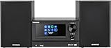 Kenwood M-7000S-B Mikro-Stereoanlage, Schwarz, mit Bluetooth, USB, CD und Radio...