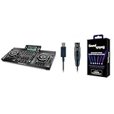 Denon DJ SC LIVE 4 - Standalone DJ-Controller, 4-Kanal Mixer & SoundSwitch Micro DMX...