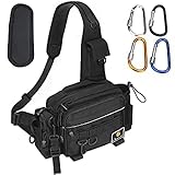 Noosverl Angeltasche Sling Angeltasche, Wasserdicht und verschleißfest wasserabweisendem...