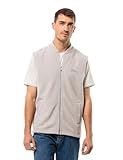 Jack Wolfskin Herren Light CURL Vest M Fleece-Weste, sea Shell, XL
