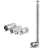 Bingfu FM UKW Radio Antenne 50cm 6 Abschnitte Teleskopantenne Ersatz Kompatibel mit Yamaha...