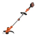 BLACK+DECKER 36V Akku-Rasentrimmer mit Akku & Schnellladegerät, 33cm...