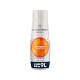 SodaStream Sirup Orange ohne Zucker, 1x Flasche ergibt 9 Liter Fertiggetränk,...