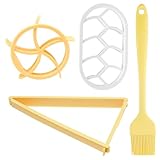 UTMACH Brötchenstempel Set 3 Stück Brötchen Ausstecher Kunststoff Semmeldrücker für...