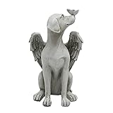 Hund Engel Haustier Denkmal Grab Marker Tribut Statue, Deko Haustier Gedenken Tier Garten...
