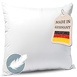 Kopfkissen Federkissen Made in Germany - Kissen mit 100% Federfüllung - Federkopfkissen...