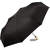 FARE ÖkoBrella nachhaltiger Bambus-Taschenschirm ökologischer Regenschirm;...