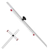 T-Quadrat-Messwerkzeug, Holzbearbeitungs-Messwerkzeuge T-Quadrat - Aluminium verstellbares...