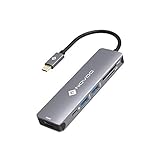 NOVOO USB C Hub 4K HDMI USB C Adapter Docking Station mit 100W Power Delivery,4K...