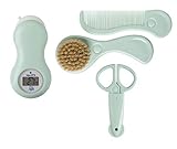 Rotho Babydesign Pflege Geschenkset, Kamm und Naturhaarbürste, Nagelschere mit...