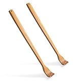 2 Stück Holz Rückenkratzer, Kratzhand Rückenkratzer, für Sofortige Linderung...