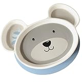 Hochwertiger Baby/Kleinkind Saugnapf-Teller aus Keramik, mit extra rutschfestem...
