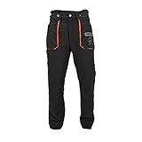 Oregon Yukon Kettensägen-Schnittsschutzhose Herren, Typ A Klasse 1, Größe L (EU 50-52)...