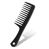 Funalix Breiter Zahnkamm, Friseurkämme - Glatt, robust und antistatisch,...