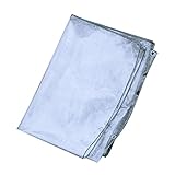 Strapazierfähige transparente Abdeckplane, 1,9 x 2,5 m, wasserdichte Planen mit...