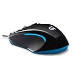 Logitech G300s Gaming-Maus mit 2,5K DPI Sensor, USB-Anschluss, RGB-Beleuchtung,...