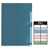 SKYDUE Fächermappe A4, Erweiterbare Aktenordner Mit 8 Fächer, Dokumentenmappe A4, Mappen...