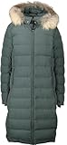Parajumpers Damen Daunenmantel mit abnehmbarem Pelz grün Gr. XL (XXL)
