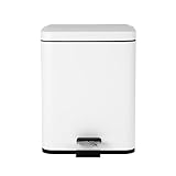 Beldray Mülleimer mit zwei Fächern – Rechteckiger Mülleimer, 5 Liter, Herausnehmbare...