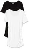 Amazon Essentials Damen Kurzärmeliges Umstands-T-Shirt mit U-Ausschnitt und Raffung,...