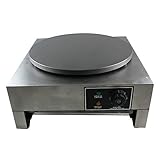 Crepegerät, 40cm platte Elektro 3000 W Crepesmaker mit 50-300°C Temperaturregelung...