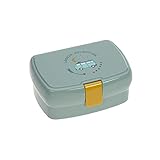 LÄSSIG Kinder Lunchbox Brotdose mit herausnehmbarer Unterteilung, BPA-frei/Adventure Bus,...