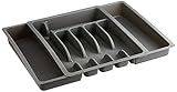 Kesper 30087 Besteckkasten ausziehbar, Kunststoff, Maße: 29-50 cm x 38 x 6.5...